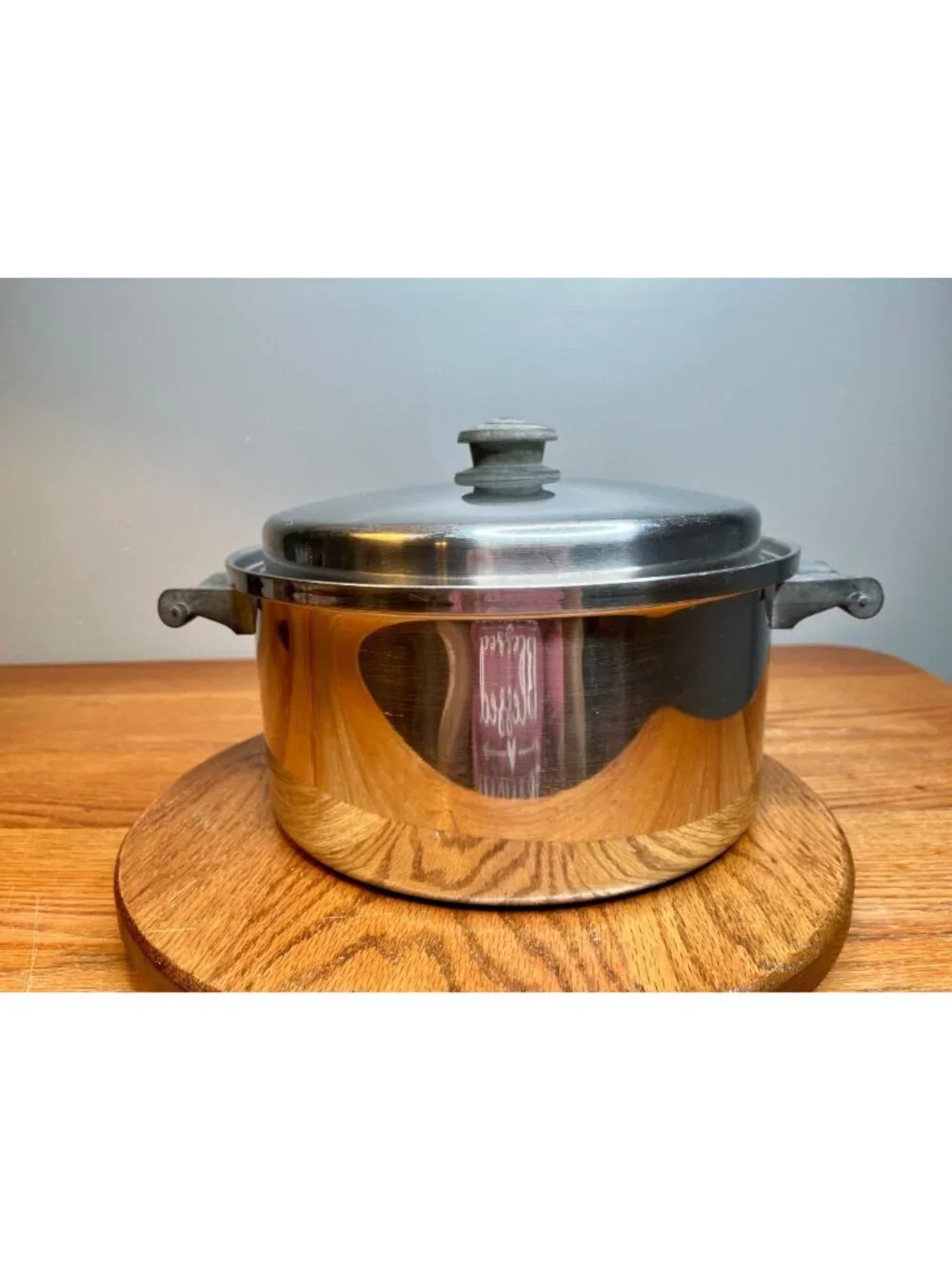 7 QT Saladmaster Stainless Steel Stockpot Dutch Oven with Vapo Lid Induction Com